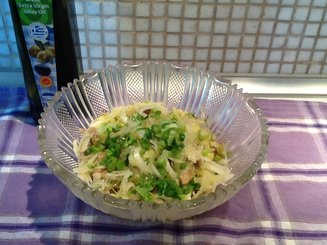 Папин салат (квашеная капуста с грибами)