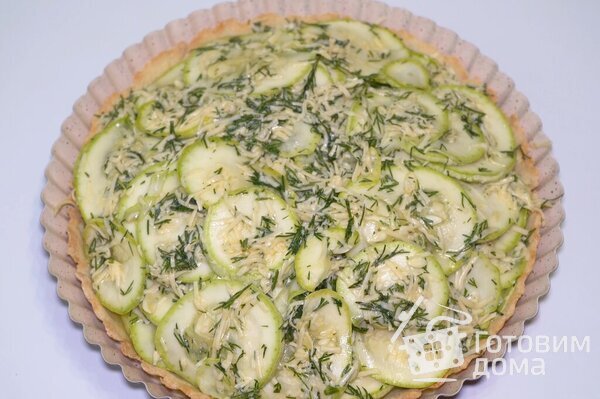 Пирог из кабачков с сыром фото к рецепту 9