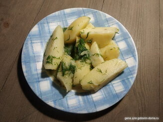 Картофель отварной, сермяжный