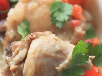 Курица с перцем по романски