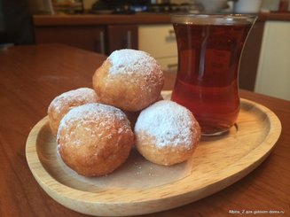 Творожные пончики