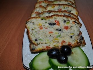 Кекс с овощами