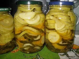 Кабачки маринованные по-болгарски