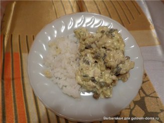 Курочка в сырном соусе