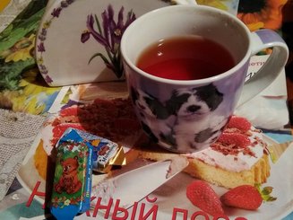 Клубничный чай