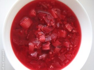 Постный борщ с пшеном (без масла)