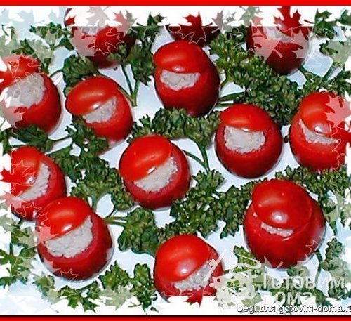 Фаршированные помидоры-черри