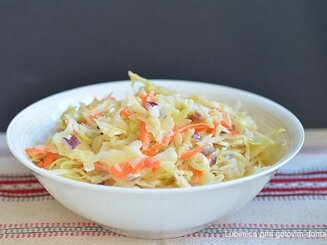 Салат из капусты в южном стиле