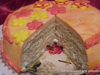 Торт "Молочная девочка"
