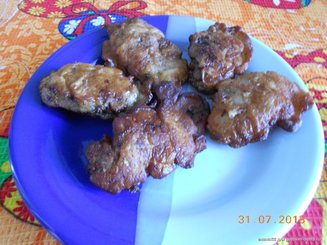 Куриные печёнки в кляре