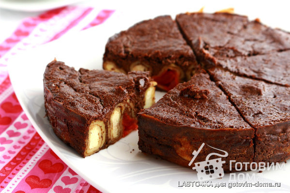 Шоколадный блинный торт фото к рецепту 8
