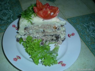 Торт мясной