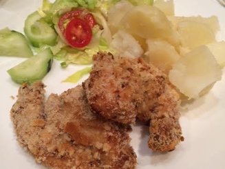 Курочка по венски - Wiener Backhendl