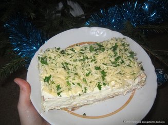 "Чудесный закусочный наполеон"