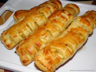 Слойки "Яблочные жалюзи"
