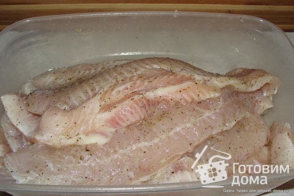 Рыбный торт с филе пангасиуса фото к рецепту 1