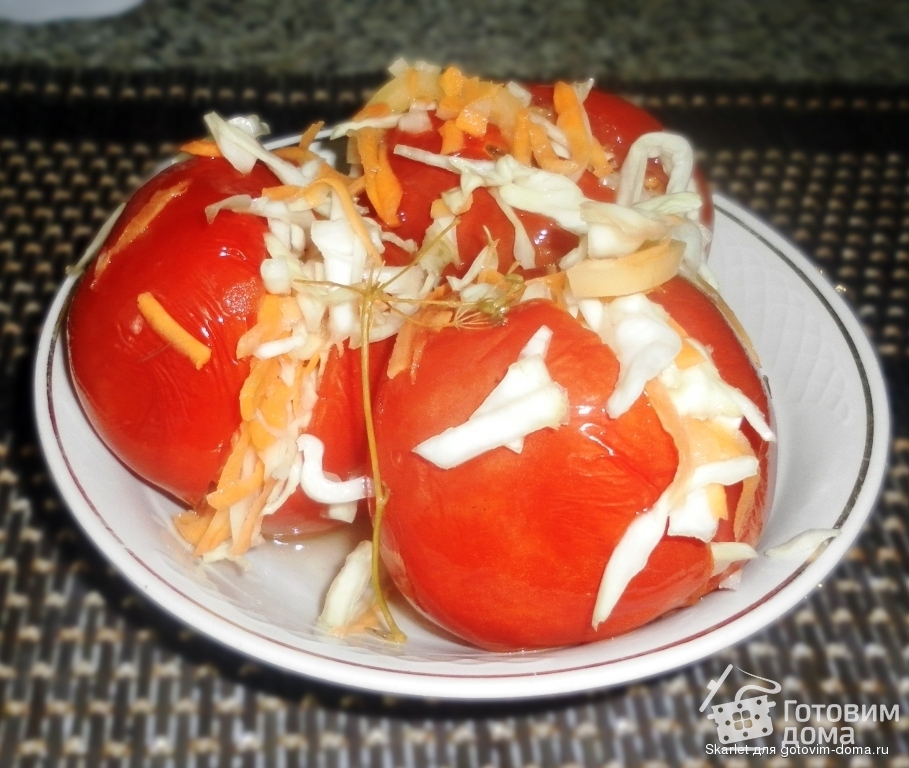 Рецепт помидоры капуста морковь на зиму
