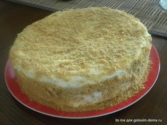 Легкий  медовик (жидкое тесто)