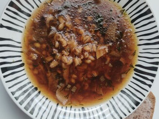 Крупник (польский суп с перловкой)