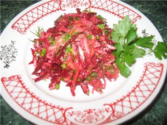 Салат из сырых овощей
