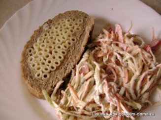 Мясной рулет "Кружево"