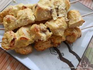 Куриный шашлычок с карри (квартирный вариант)