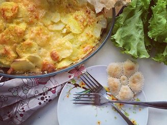 Pan Haggerty - Картофель, запечённый с сыром и луком