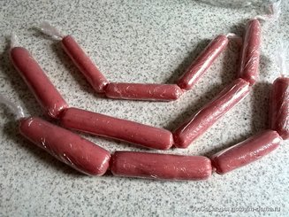 Домашние куриные сосиски