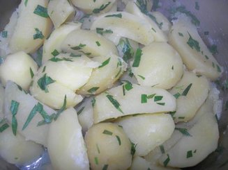 Картофель отварной, сермяжный