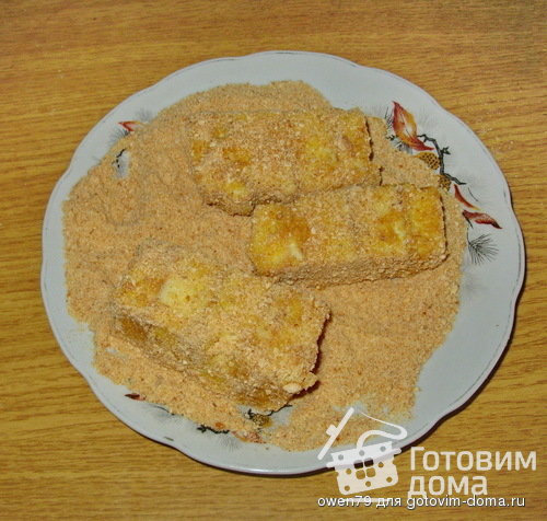 Жареный бисквит или...жареное молоко фото к рецепту 8