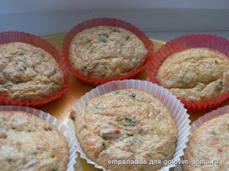 Маффины с тунцом и цуккини