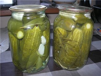 "Детские" маринованные огурчики