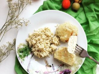 Куриные котлеты с кукурузной мукой