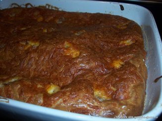 Пирог с фрикадельками