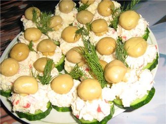 Закуска "Грибная полянка"