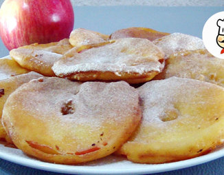 Яблоки в кляре