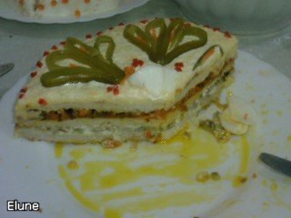Закусочный торт &quot;Цветок любви&quot;