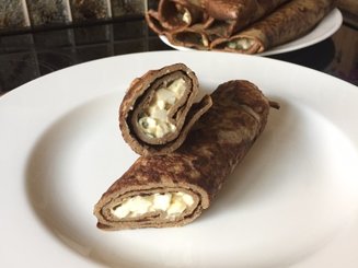 Печёночные рулетики