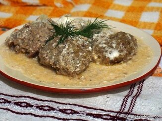 Гречаники в соусе
