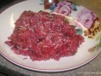 Свекольное ризотто