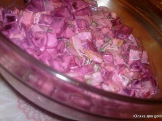 Салат из свеклы и огурцов