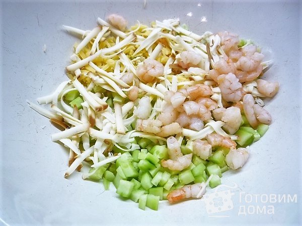 Запеченный картофель с креветочным салатом фото к рецепту 5