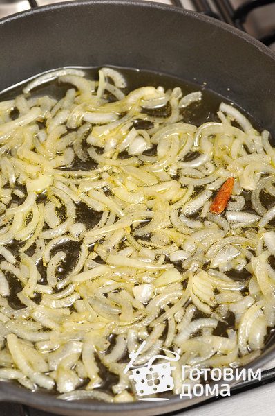 Спагетти с баклажанами в томатном соусе фото к рецепту 3