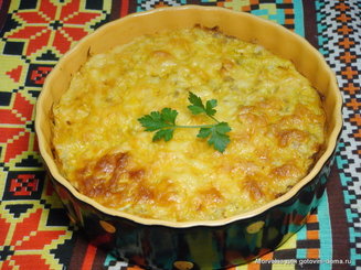 Капустная запеканка с фаршем