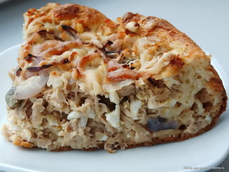 Быстрый пирог из рыбы
