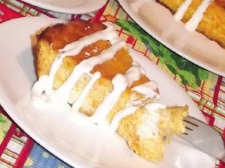 Творожная запеканка с тыквой и яблоками