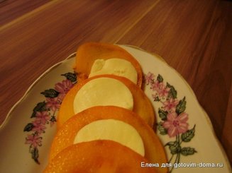 Салат из хурмы и моцареллы "Капрезе дамское"