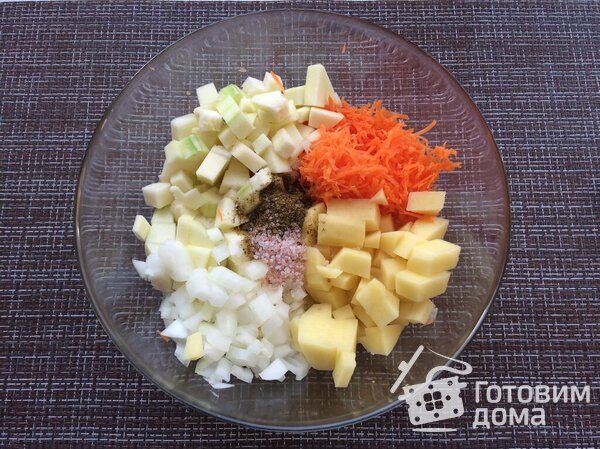 Рагу из овощей с курицей с кетчупом Махеевъ фото к рецепту 2