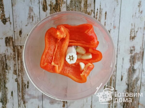 Необычный летний салатик из помидоров фото к рецепту 1