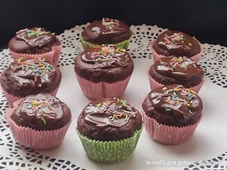 Капкейк шоколадный